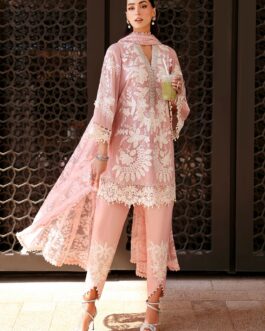 3 Piece Stitched Embroidered Lawn Suit