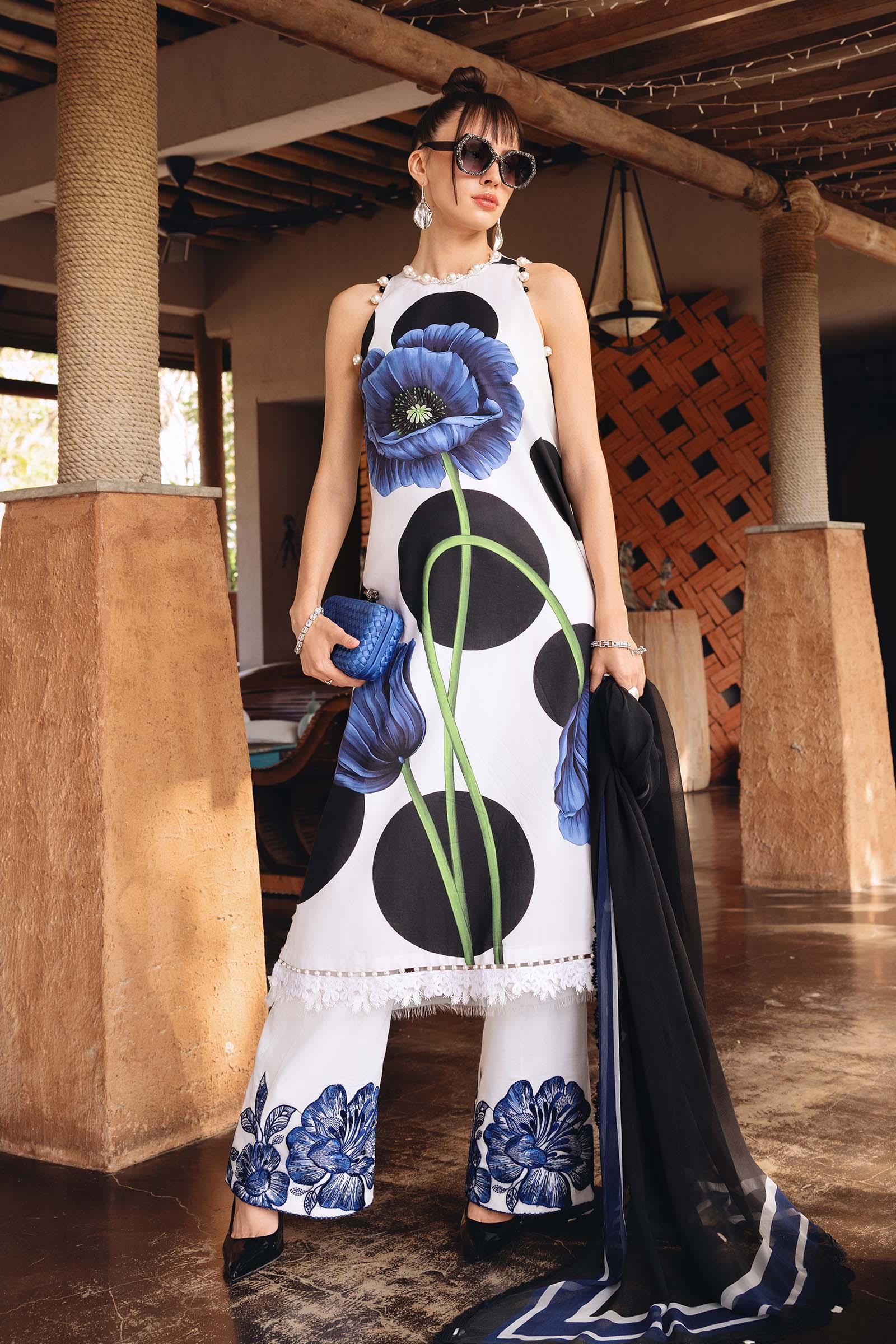 3 Piece Stitched Embroidered Lawn Suit 3 piece stitched embroidered lawn suit