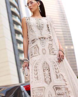 3 Piece Stitched Embroidered Lawn Suit