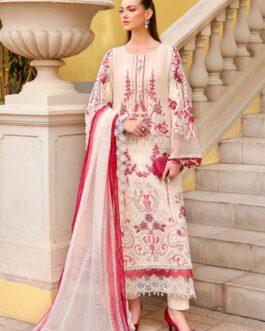3 Piece Stitched Embroidered Jacquard Lawn Suit