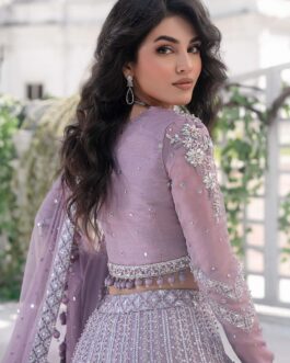 Lavender lehenga choli